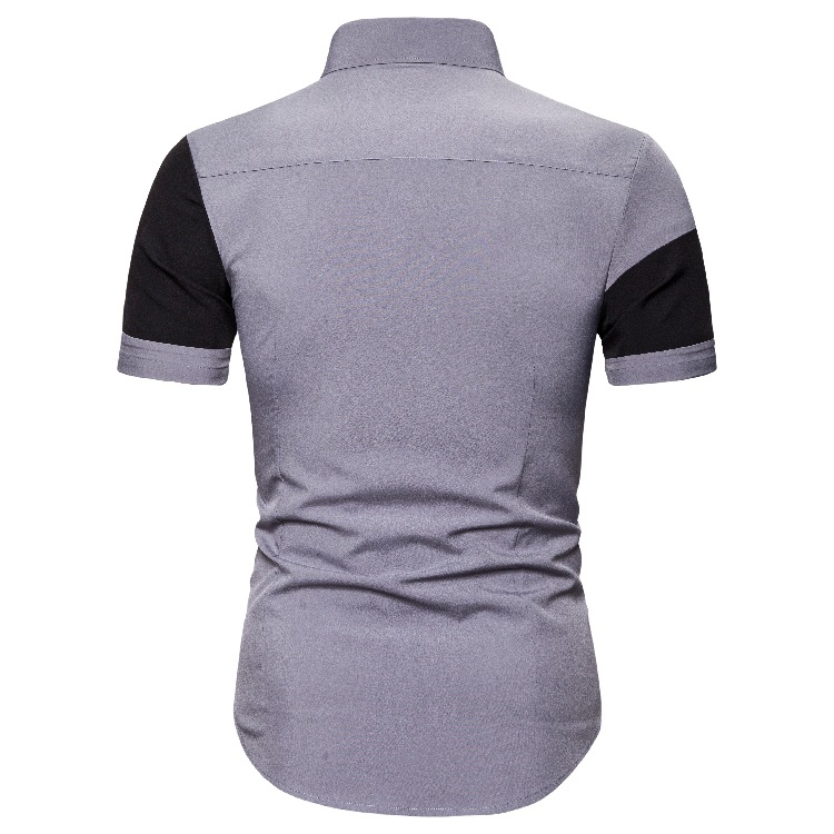 Fashion matching short sleeve shirt