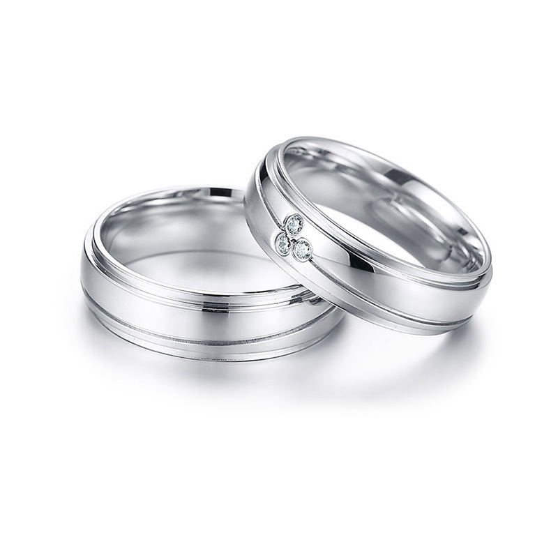 Titanium steel electroplating ring