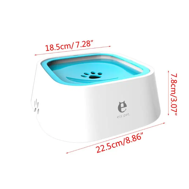 Portable Dog Bowl Pet Floating Splash-proof