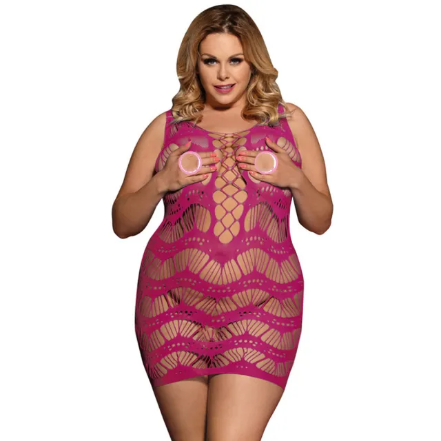 Ladies lace body socks Rose Red - Shop at LoveMi
