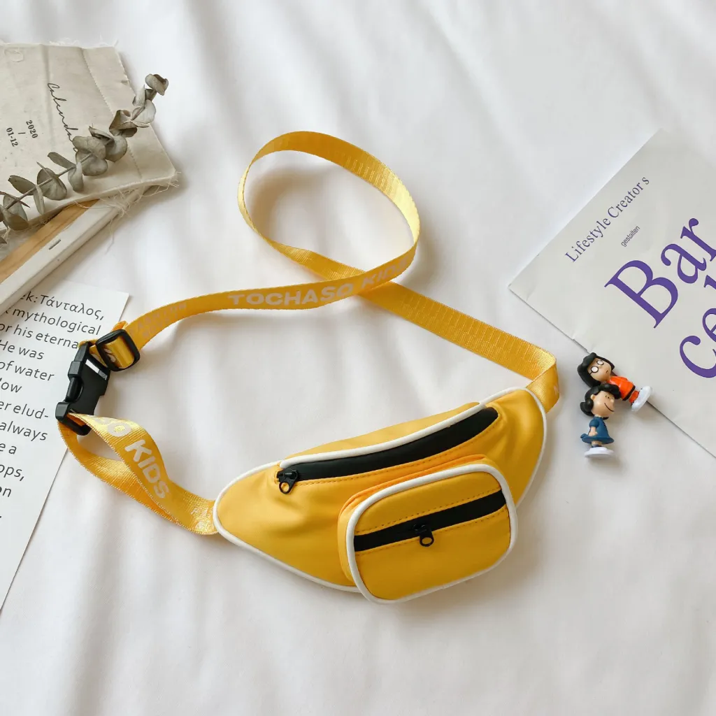 Trendy boys and girls net red baby pockets - Yellow