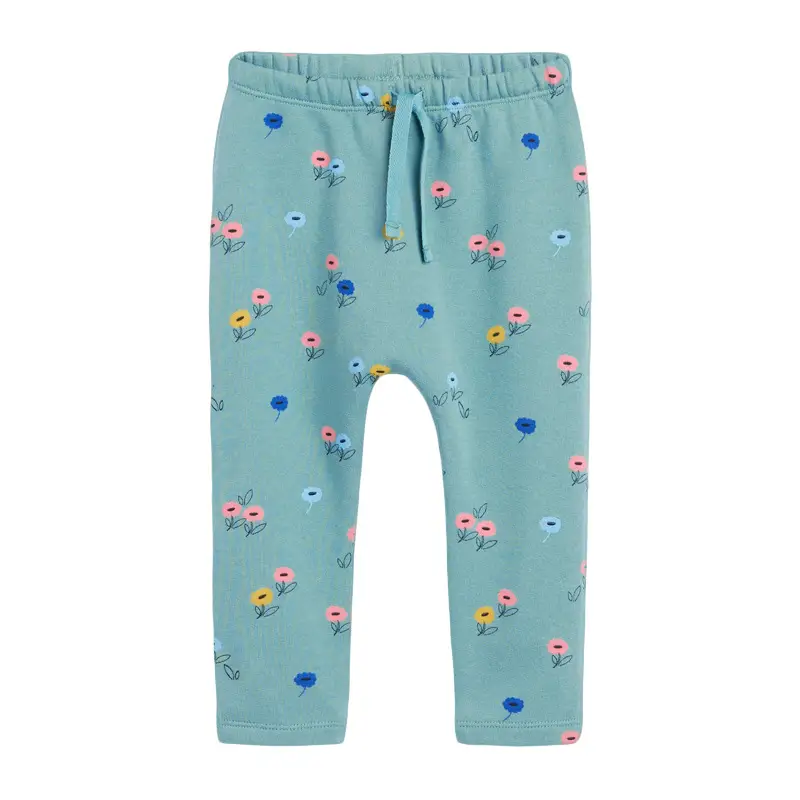 Knitted long-sleeved cotton children's suit