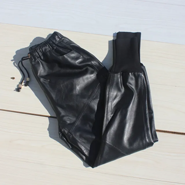 Sheepskin full leather trousers Black - Shop at LoveMi