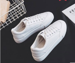 Student casual white shoes