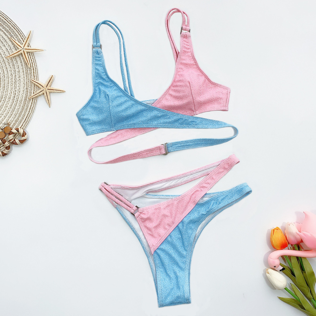 Ladies strappy swimsuit - Image 9