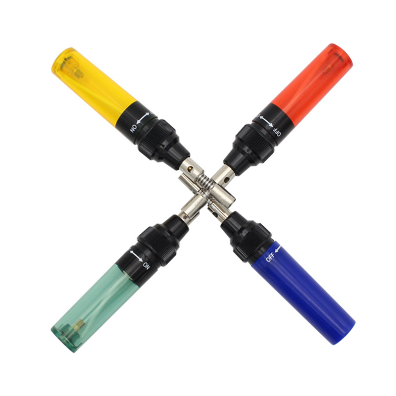 Multifunctional inflatable gas soldering iron