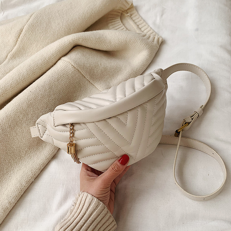 All match net red new chest bag Beige - Shop at LoveMi