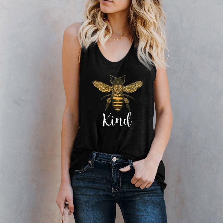 Title 5, Ladies sleeveless bee kind vest