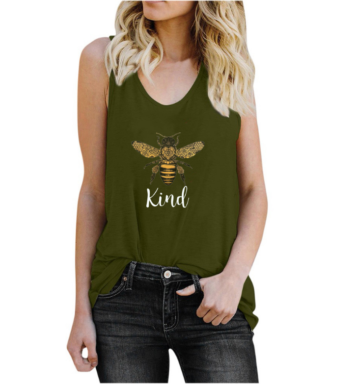 Title 6, Ladies sleeveless bee kind vest