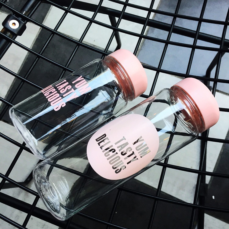 Cute bear with peach heart letters