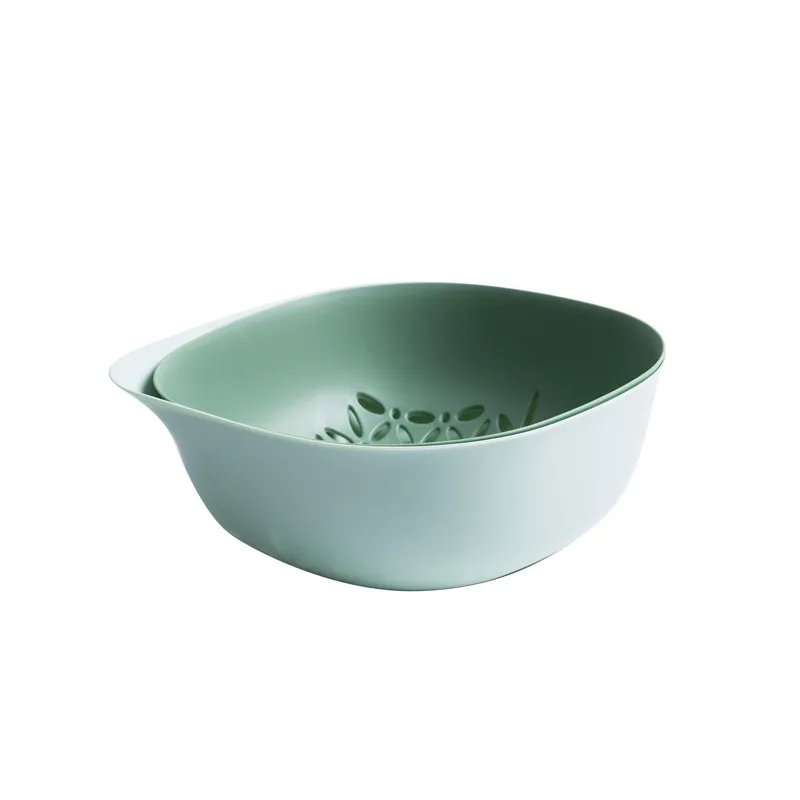 Double drain basket - Light Green