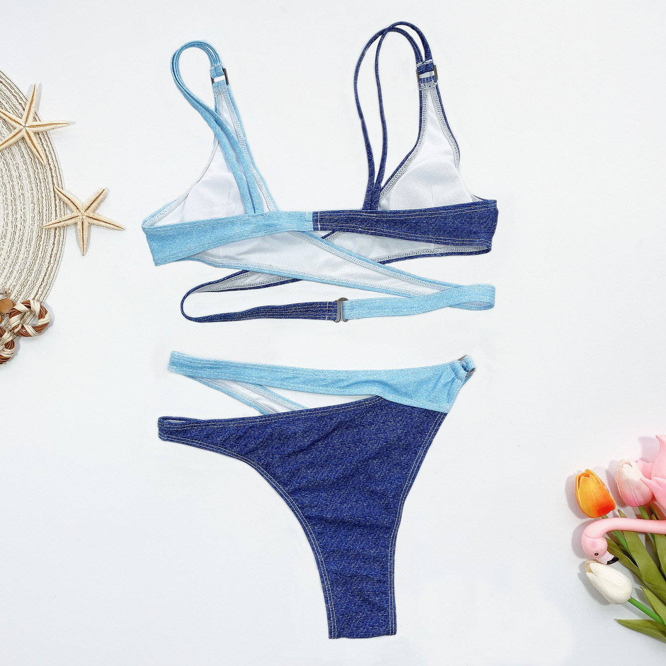 Ladies strappy swimsuit - Image 12