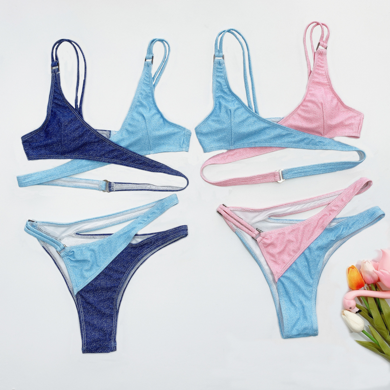 Ladies strappy swimsuit - Image 7