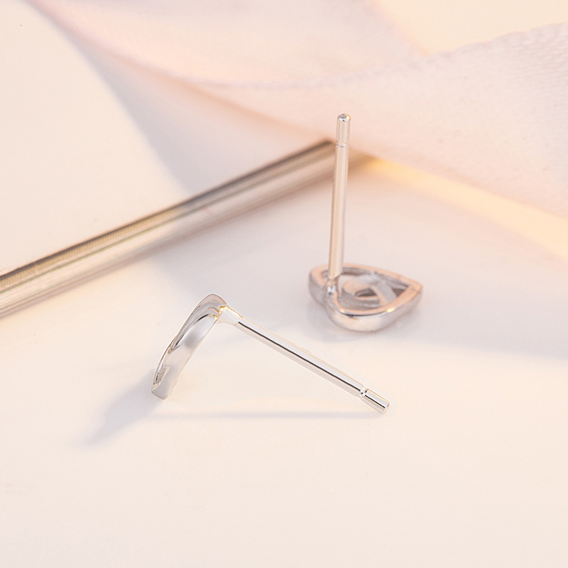 Peach Heart Love Earrings