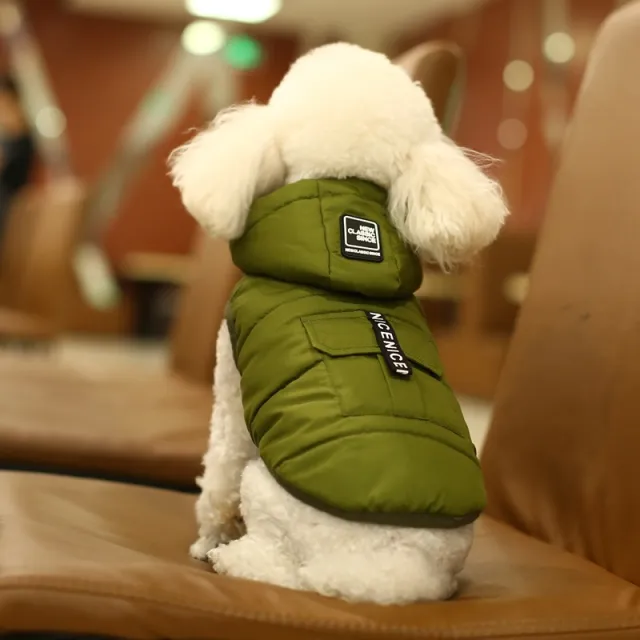 Pet thick cotton vest Army Green - Shop at LoveMi