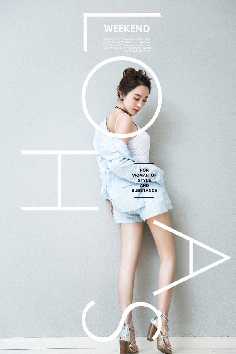 Korean style small  striped suit