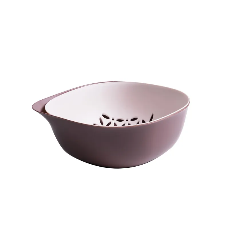 Double drain basket - Purple