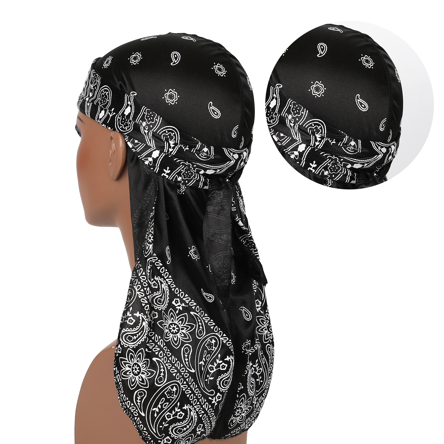 Amoeba simulation silk long tail pirate hat