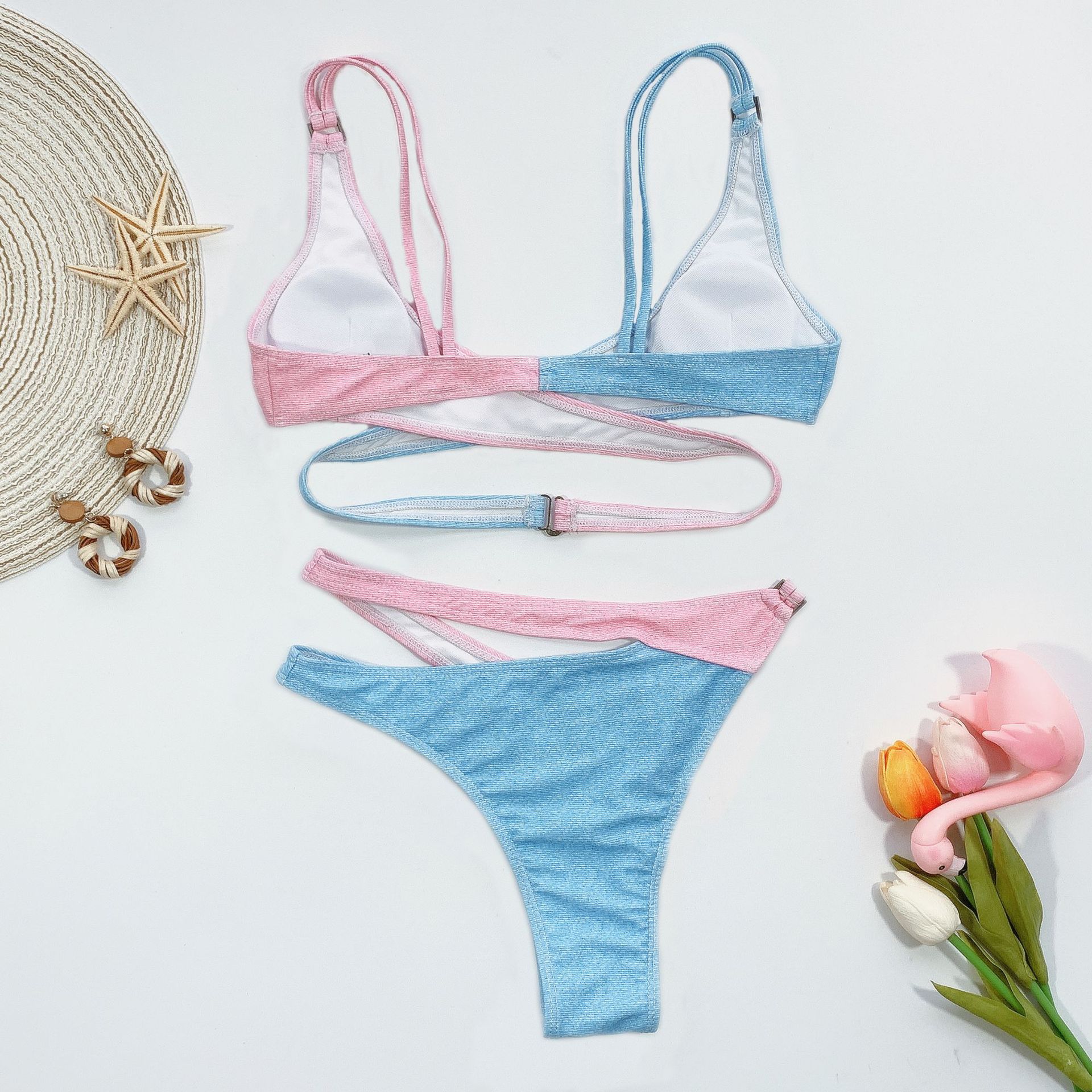 Ladies strappy swimsuit - Image 6