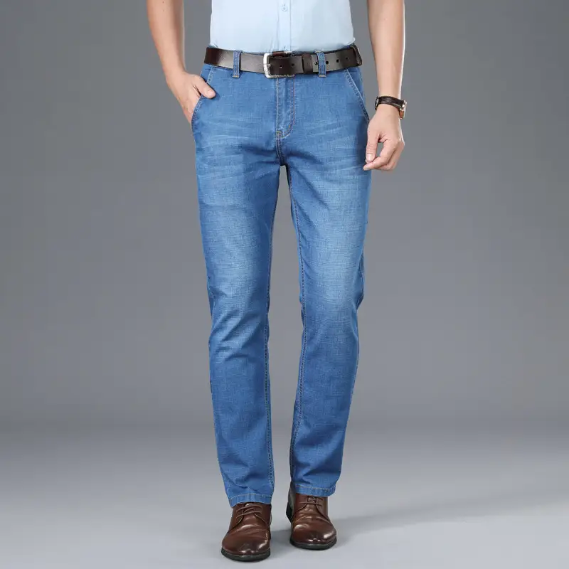 Men's business straight jeans