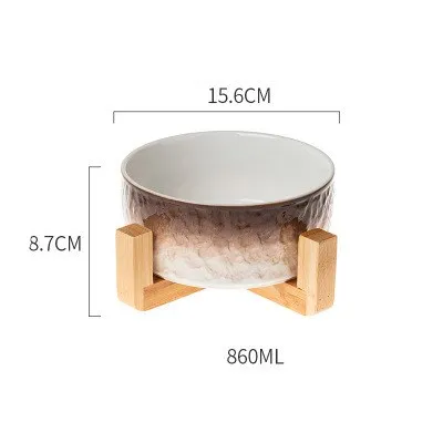 Nordic style creative ceramic bowl - Brown