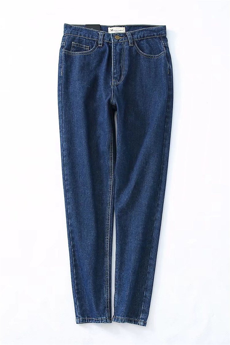High waist loose fitting harem pants trousers Blue - Shop at LoveMi