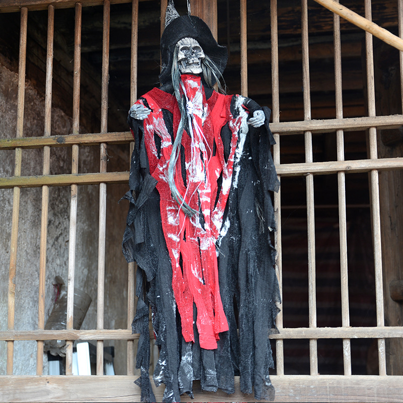 Halloween hanging ghost decoration (Red)
