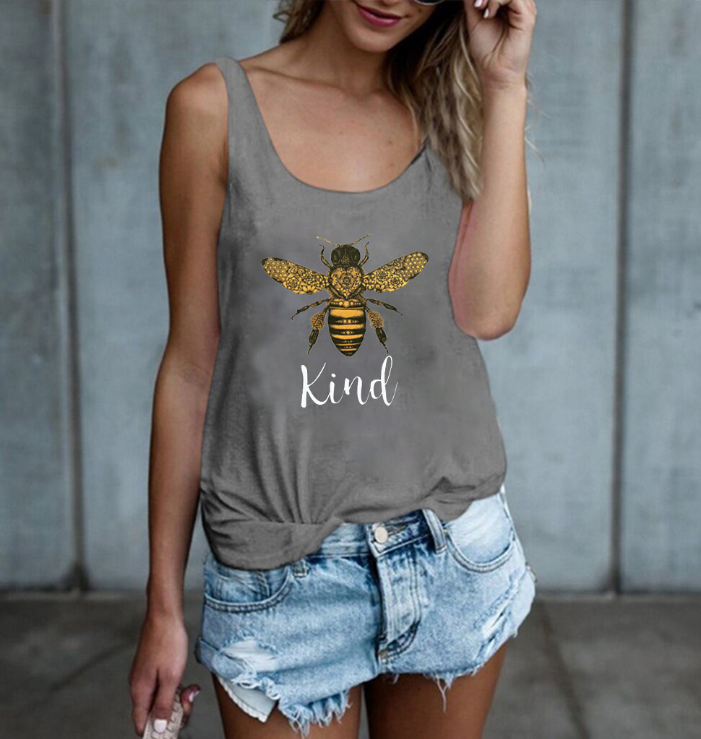 Title 4, Ladies sleeveless bee kind vest