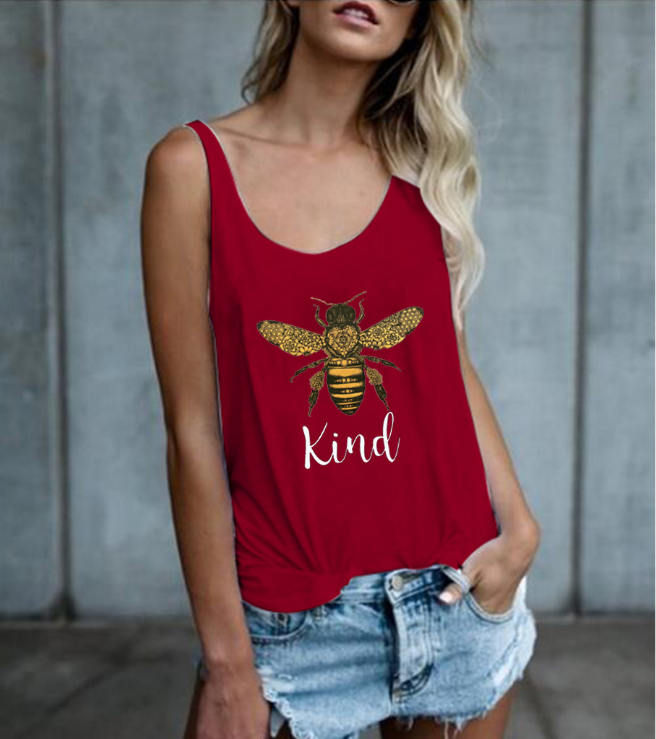 Title 7, Ladies sleeveless bee kind vest