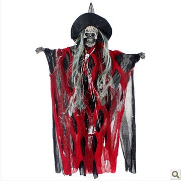 Halloween hanging ghost decoration (Red)