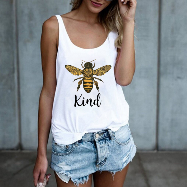 Title 3, Ladies sleeveless bee kind vest