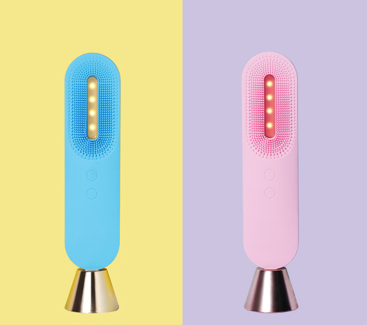 Facial Cleansing Brush Electric 3 In 1 USB Charging 3 Gears Waterproof Silicone Skin Care Deep Cleaning Tool