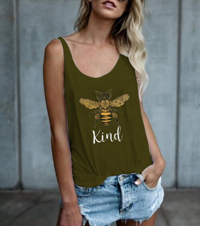 Title 2, Ladies sleeveless bee kind vest