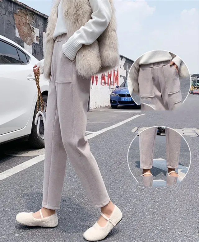 Women's straight thin harem pants 5 Style - Shop at LoveMi