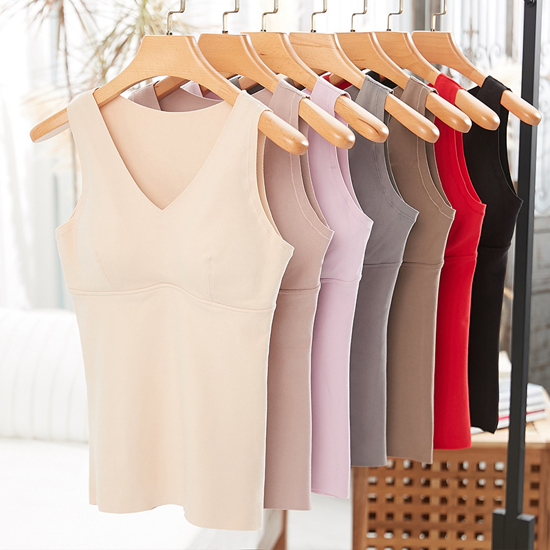 Plush thick warm vest