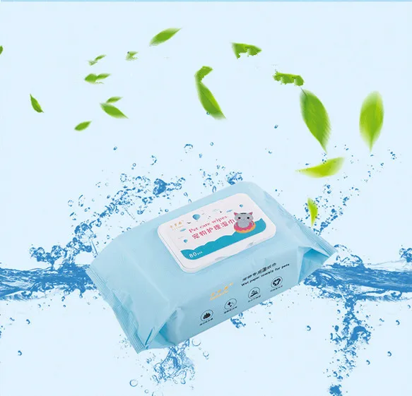 Sterilize ear wipes for dogs and cats to remove tears Blue - Shop at LoveMi