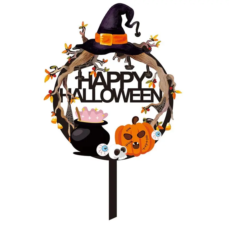 Halloween cake card decoration - 1Style