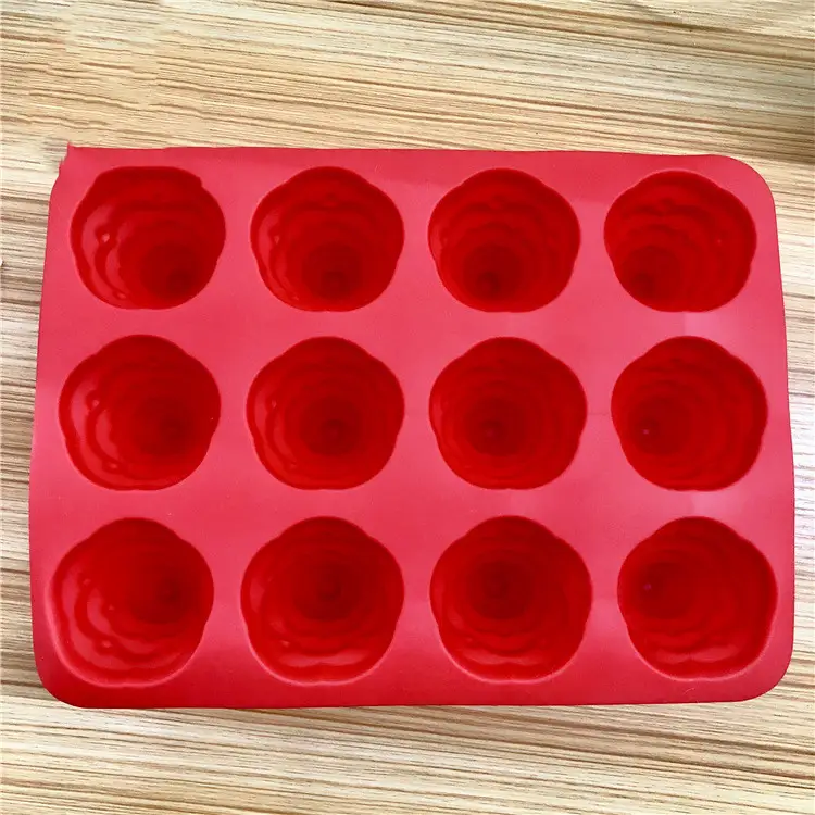 Christmas tree silicone baking mold