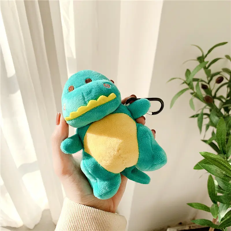 Cartoon Plush Dinosaur Headphone Protective Case