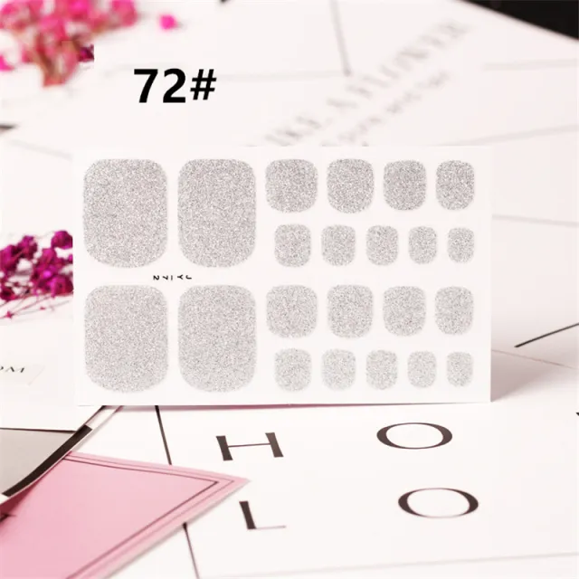 Solid color green onion toenail sticker 72Style - Shop at LoveMi