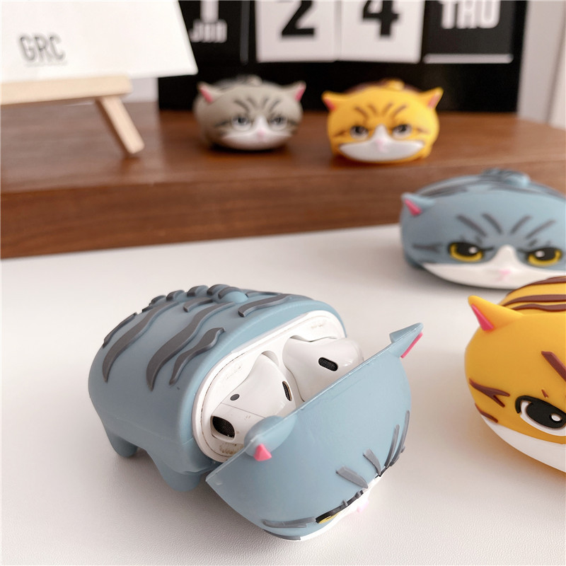 Compatible with Apple, Cat silicone earphone shell - Image 6