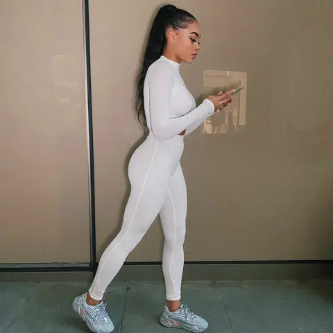Two-piece Long-sleeved Short Top