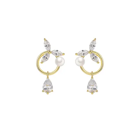 New Pearl Flower Earrings