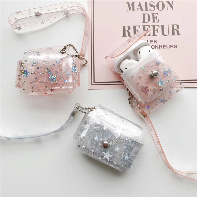 Funda protectora de auricular Bluetooth con diseño de estrella