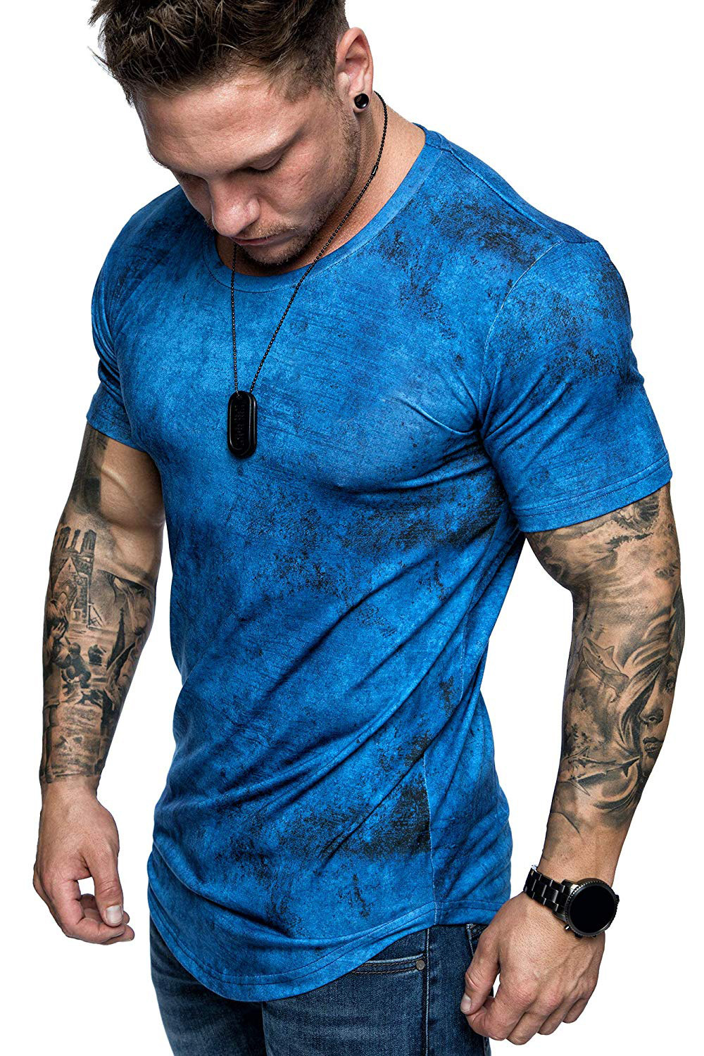 Men's Round Neck Short Sleeve T-shirt