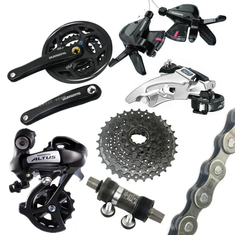 Bicycle 24-Speed Drivetrain Upgrade Kit for Mountain Bikes