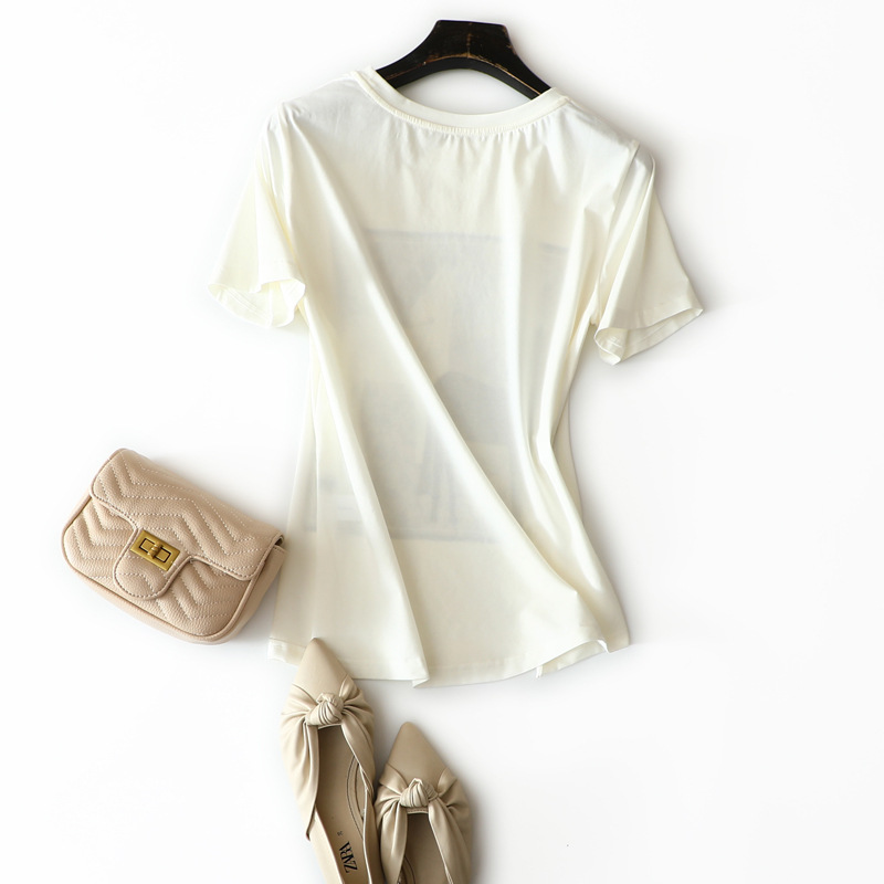 Fun pattern short sleeve T-shirt