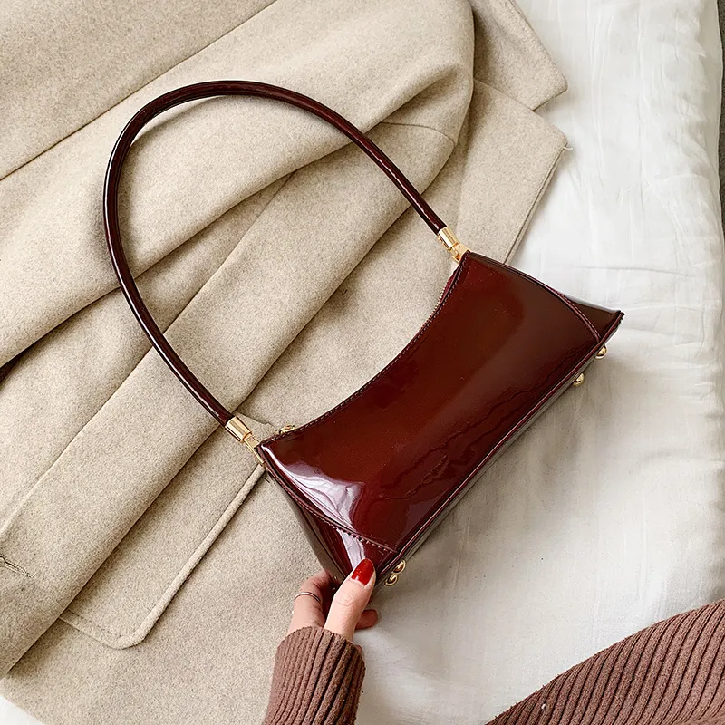 Baguette underarm shoulder bag - Red