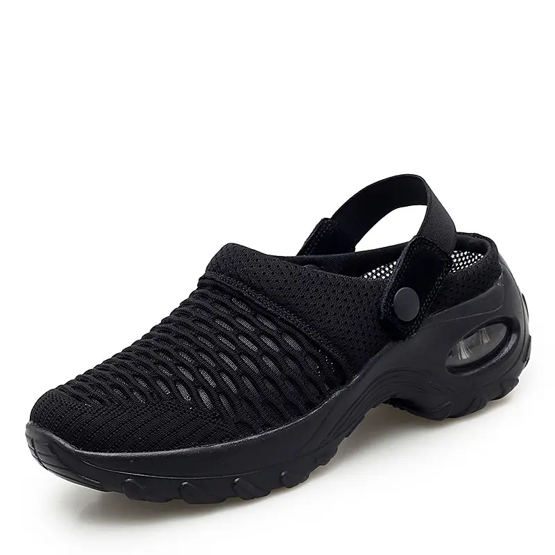 Thick sole air cushion half slippers