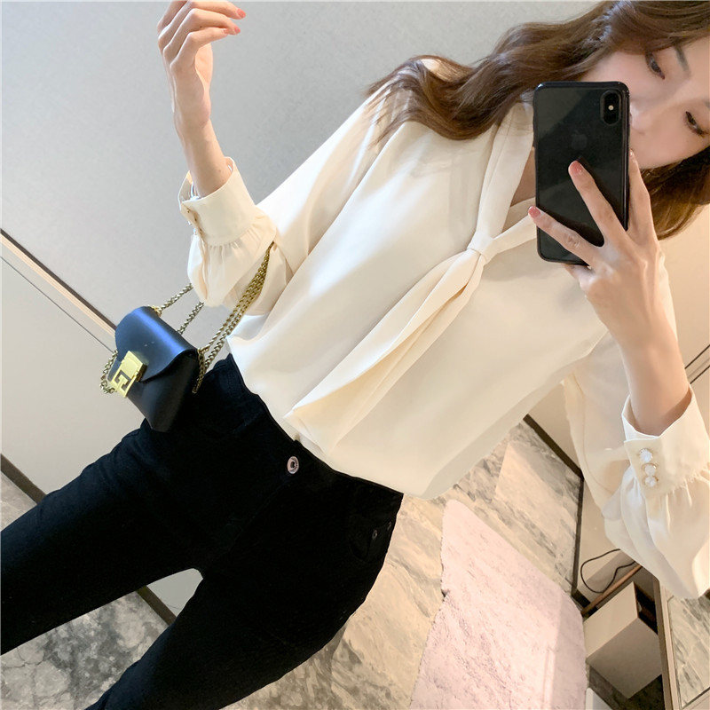 Chiffon white shirt